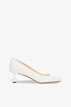 Loewe Womens Toy 45 Sculpted-Heel Leather Pumps