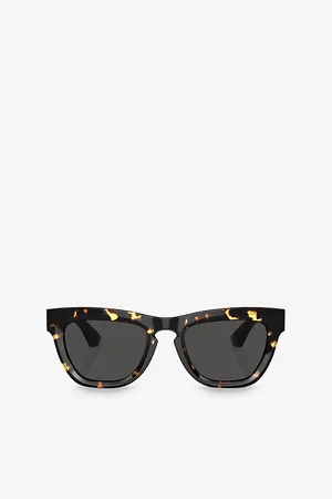 Burberry Womens Be4415U Square-Frame Acetate Sunglasses