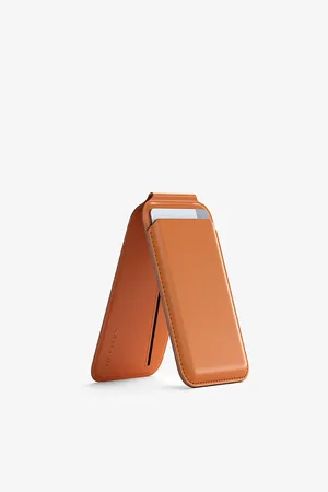 THE TECH BAR Mens Satechi Magnetic Vegan Leather Iphone Wallet Stand