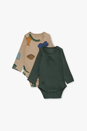 Liewood Yanni Dinosaur-Pattern Cotton-Jersey Set 1-12 Months