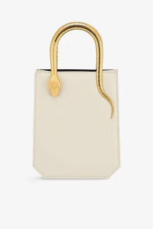 Bvlgari Womens Serpenti Mary Katrantzou Leather Tote Bag