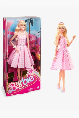 Barbie The Movie Gingham-Dress Collectible Doll 32.5cm