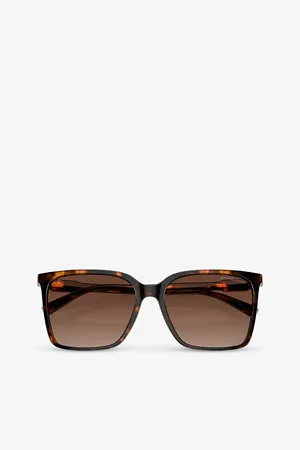Michael Kors Mk2197U Canberra Square-Frame Tortoiseshell Acetate Sunglasses