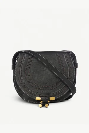 Chloé Womens Marcie Small Leather Saddle Bag