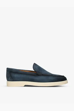Magnanni Mens Paraiso Slip-On Suede Loafers