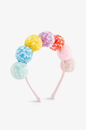 Meri Meri Rainbow Pom-Pom Headband