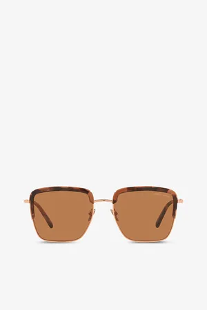 Giorgio Armani Womens Ar6126 Square-Frame Acetate Sunglasses