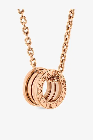 Bvlgari B.Zero1 18ct Rose-Gold Pendant Necklace