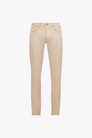 Paige Mens Slim Straight-Leg Stretch-Denim Jeans