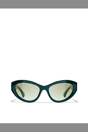 CHANEL Womens Ch5513 Cat Eye-Frame Acetate Sunglasses