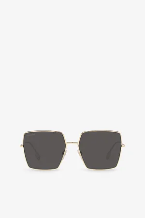 Burberry Womens Be3133 Daphne Square-Frame Metal Sunglasses