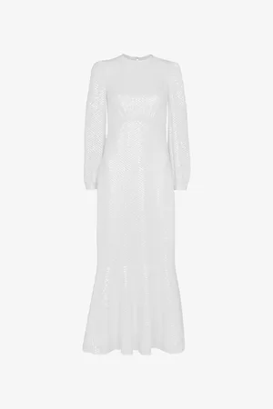 Whistles Womens Loretta Sequin-Embellished Wedding Dress