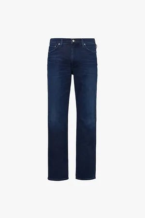 Citizens of Humanity Mens Elijah Perform Relaxed-Fit Straight-Leg Mid-Rise Stretch-Woven Blend Jeans