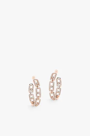 MESSIKA Move Link 18ct Gold and 0.86ct Diamond Earrings