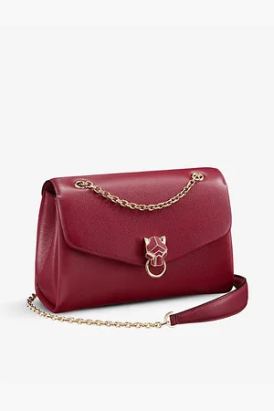 Cartier Womens Panthère De Chain Small Leather Cross-Body
