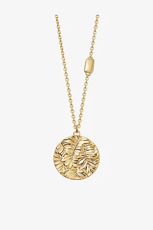 ASTLEY CLARKE Womens Terra Treasured Engravable 18ct Yellow Gold-Vermeil Necklace