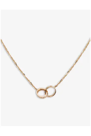 Cartier Love 18ct Rose-Gold and 0.22ct Diamond Necklace