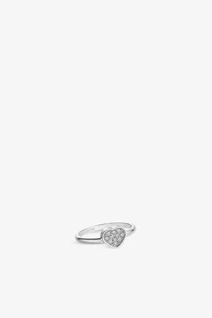 Chopard My Happy Hearts 18ct White-Gold and 0.11ct Brilliant-Cut Diamond Ring