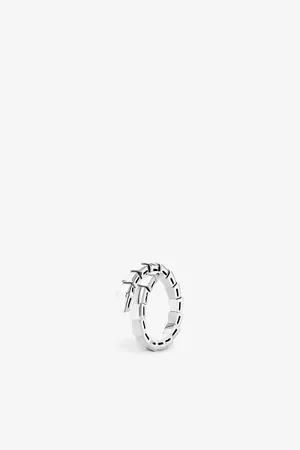 Bvlgari Serpenti Viper 18ct White-Gold Ring
