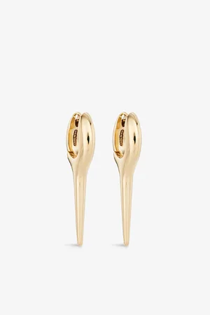 Melissa Kaye Lola Needle 18ct Yellow-Gold Earrings