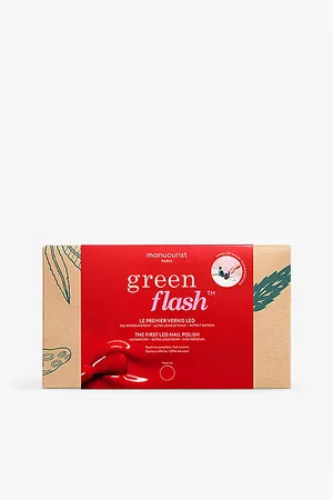 MANUCURIST Green Flash 24W Poppy Red Nail Kit