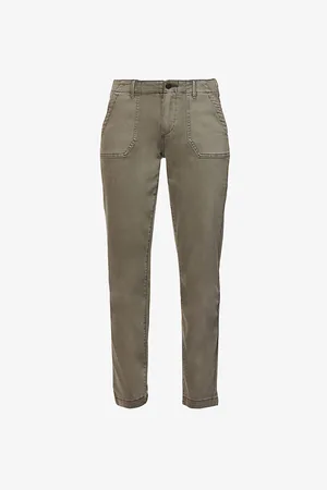 Paige Womens Mayslie Tapered Mid-Rise Stretch-Denim Jeans
