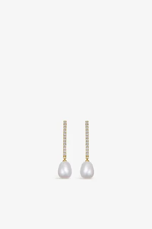 ASTLEY CLARKE Womens Celestial 18ct Yellow Gold-Plated Vermeil Sterling-Silver and Sapphire Stud Earrings