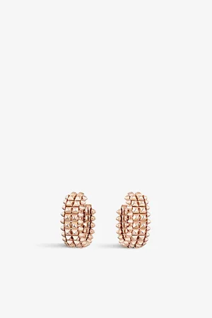 Cartier Clash De 18ct Rose-Gold Hoop Earrings