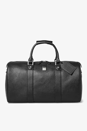 ASPINAL OF LONDON Mens Boston Grained-Leather Duffle Bag