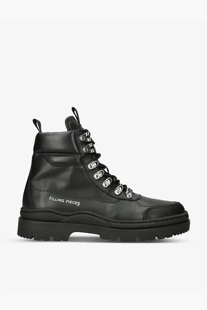 Filling pieces Womens Mountain Lace-Up Leather Ankle Boots