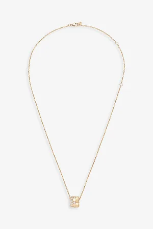 CHAUMET Bee De 18ct Rose-Gold and 0.6ct Brilliant-Cut Diamond Pendant Necklace