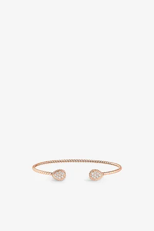 Boucheron Serpent Bohème Double Motif 18ct Rose-Gold and 0.26ct Diamond Bracelet