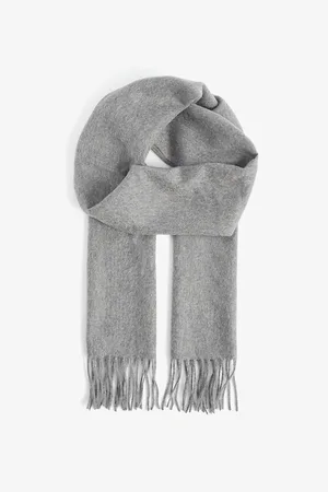 ASPINAL OF LONDON Mens Tassel-Embellished Cashmere Scarf