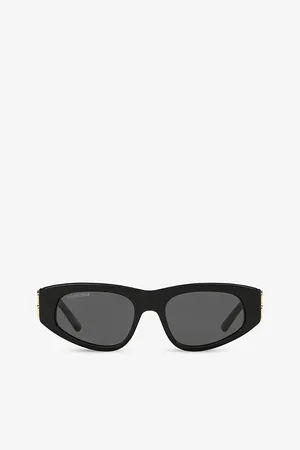 Balenciaga Womens Bb0095S Cat-Eye Frame Acetate Sunglasses