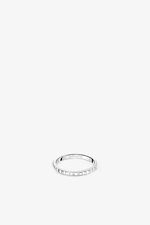 Boucheron Mens Quatre Clou De Paris Platinum Ring