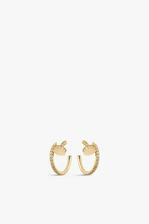 Cartier Juste Un Clou 18ct Yellow-Gold and 0.51ct Brilliant-Cut Earrings