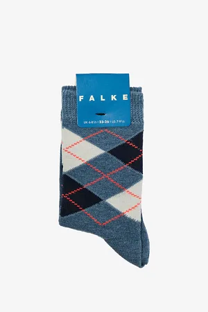 Falke Classic Argyle Stretch-Cotton Blend Socks