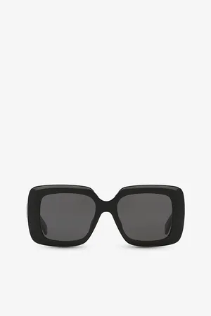 Céline Womens Cl40263I Bold 3 Dots Square-Frame Acetate Sunglasses