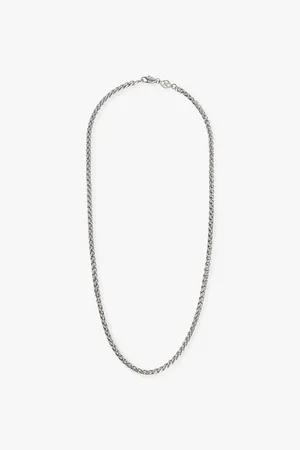 Vitaly Mens Wheat Stainless-Steel Necklace
