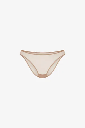 Agent Provocateur Womens Lucky Panelled Stretch-Tulle Briefs