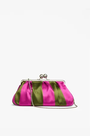LK Bennett Womens Lana Satin Clutch Bag