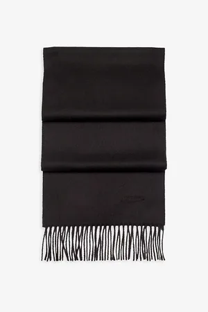 ASPINAL OF LONDON Mens Tassel-Embellished Cashmere Scarf