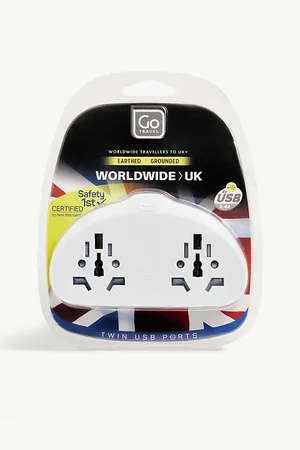 Go Travel Reisaccessoires Worldwide-Uk Adaptor and Usb