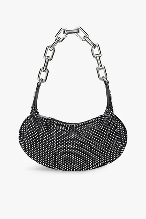 Christian Louboutin Womens Le 54 Chain Leather Shoulder Bag
