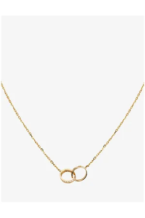Cartier Love 18ct Yellow-Gold and 18 0.22ct Diamonds Necklace