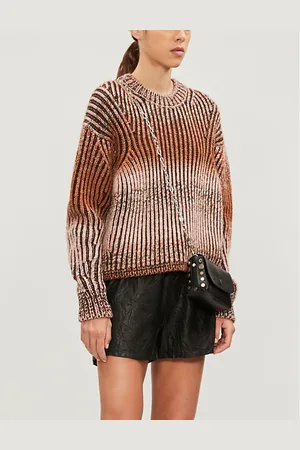 Zadig & Voltaire Womens Textured Leather Shorts
