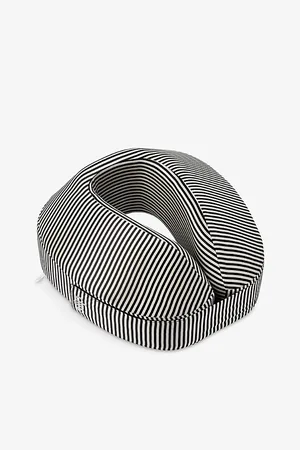 Slip Jet Setter Striped Silk Travel Pillow