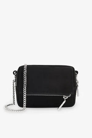 Whistles Womens Bibi Chain-Strap Suede Mini Bag