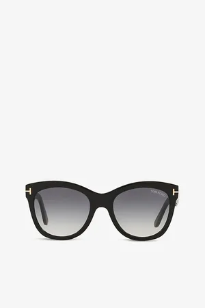 Tom Ford Womens Ft0870 Wallace Cat-Eye Acetate Sunglasses