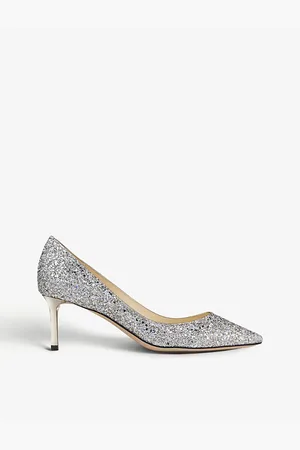 Jimmy Choo Womens Romy 60 Glittered Courts